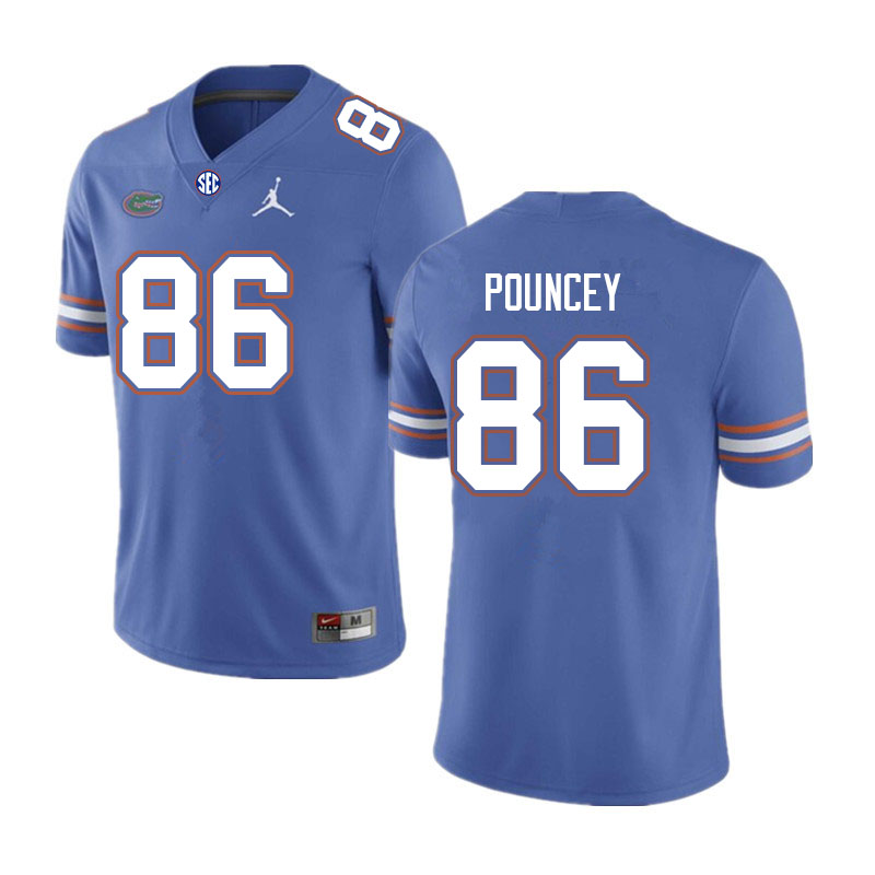 Men #86 Jordan Pouncey Florida Gators College Football Jerseys Sale-Royal